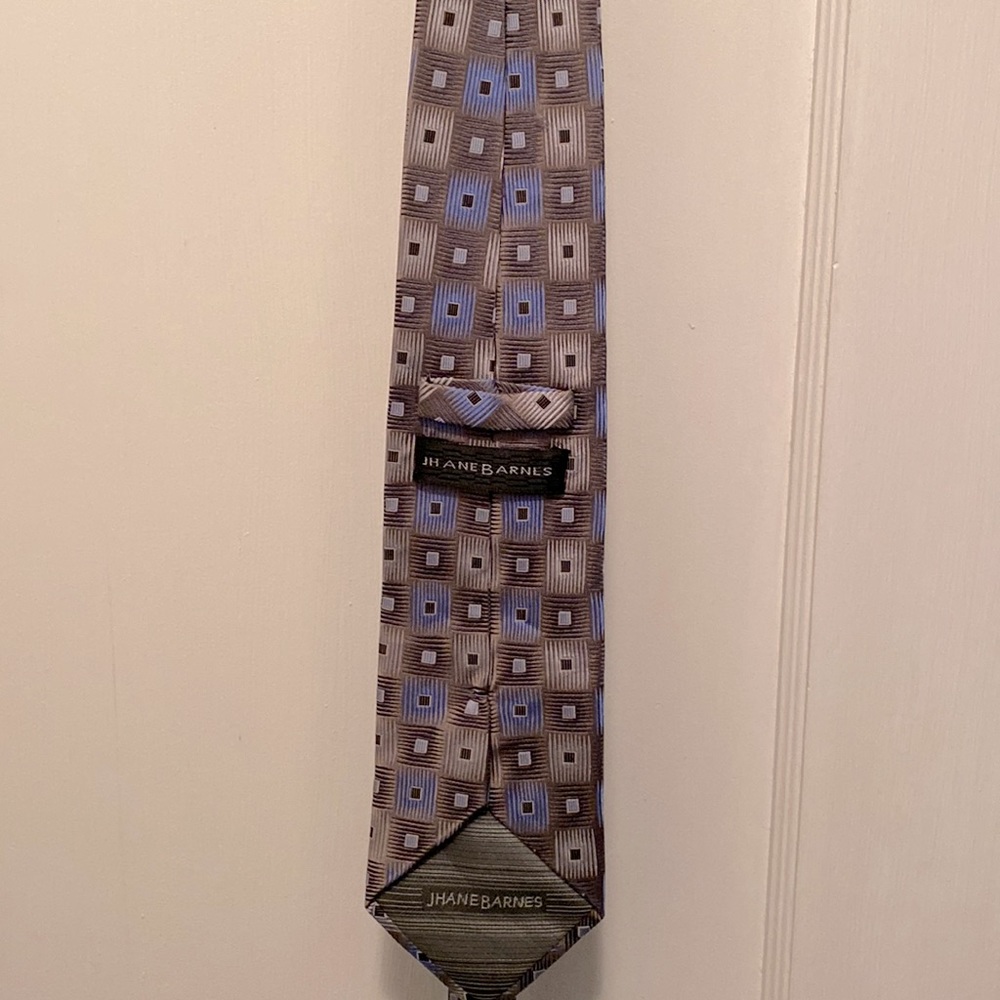 Jhane Barnes Silk Tie - Gray